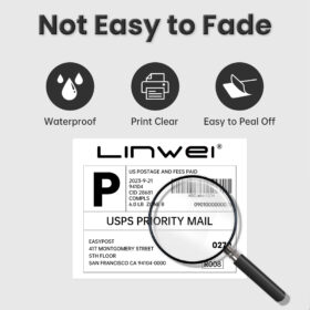 100mm x 75mm / 4x3 inch Direct Thermal Barcode Label Sticker - 500pcs per roll - Image 5