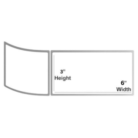 75mm x 150mm /3x6 inch Direct Thermal Barcode Label Sticker - 500pcs per roll - Image 3