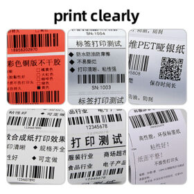 100mm x 60mm / 4x2.5 inch Direct Thermal Barcode Label  Sticker - 500pcs per roll - Image 3
