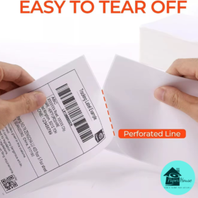 70mm x 40mm / 2.5 x 1.7inch Direct Thermal Barcode Label Sticker - Image 2