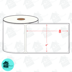 100mm x 200mm / 4 x 8 inch Thermal Transfer Barcode Label Sticker Roll (500 Pcs) - Image 2