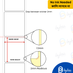 50mm x 75mm Direct Thermal Barcode Label Sticker - Image 3
