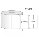 65mm x 35mm Thermal Transfer Barcode Label Sticker