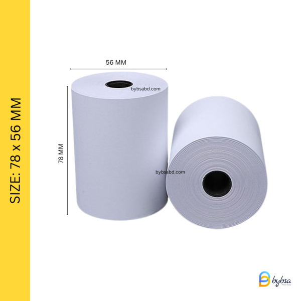 Thermal Paper Roll (78mm x 56mm) for Receipt Printers