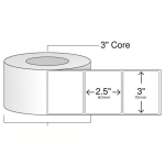 75mm x 60mm / 3 x 2inch Direct Thermal Barcode Label Sticker