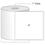 100mm x 100mm / 4 x 4 inch Thermal Transfer Barcode Label Sticker