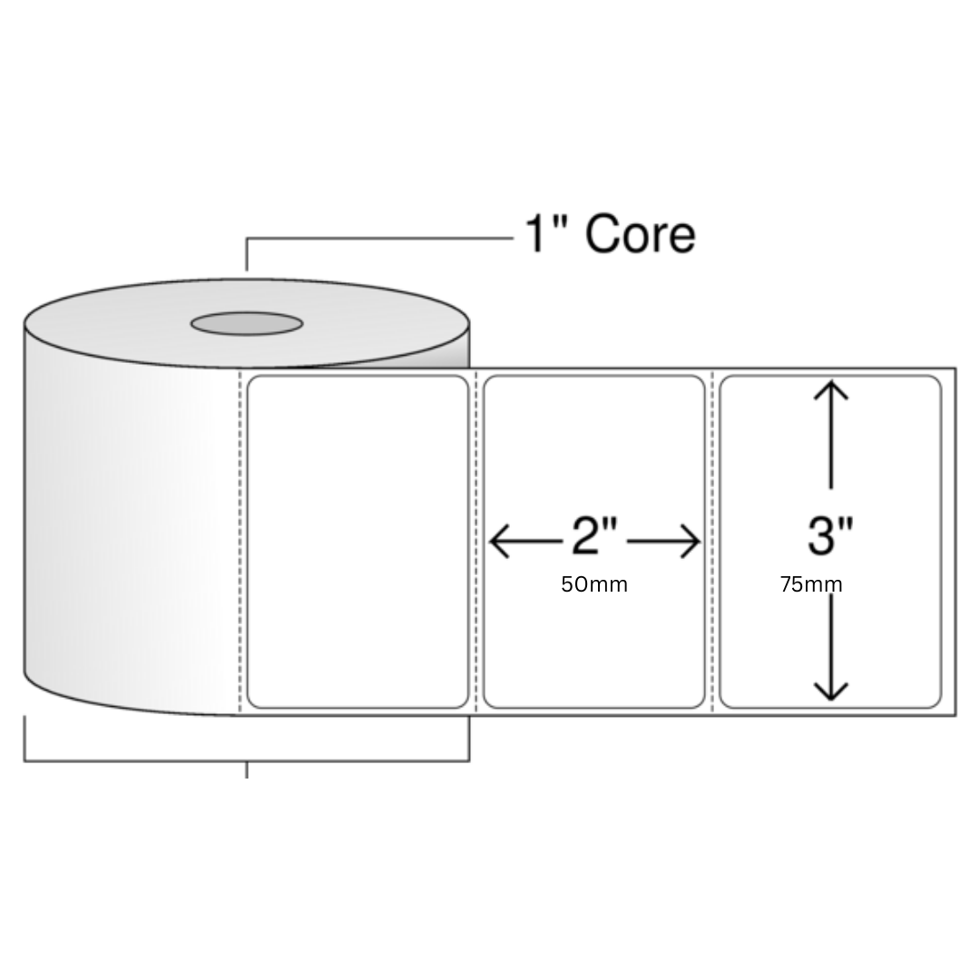 95 50mm x 75mm Thermal Transfer Barcode Label Sticker - Image 1