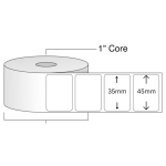 45mm x 35mm Direct Thermal Barcode Label Sticker