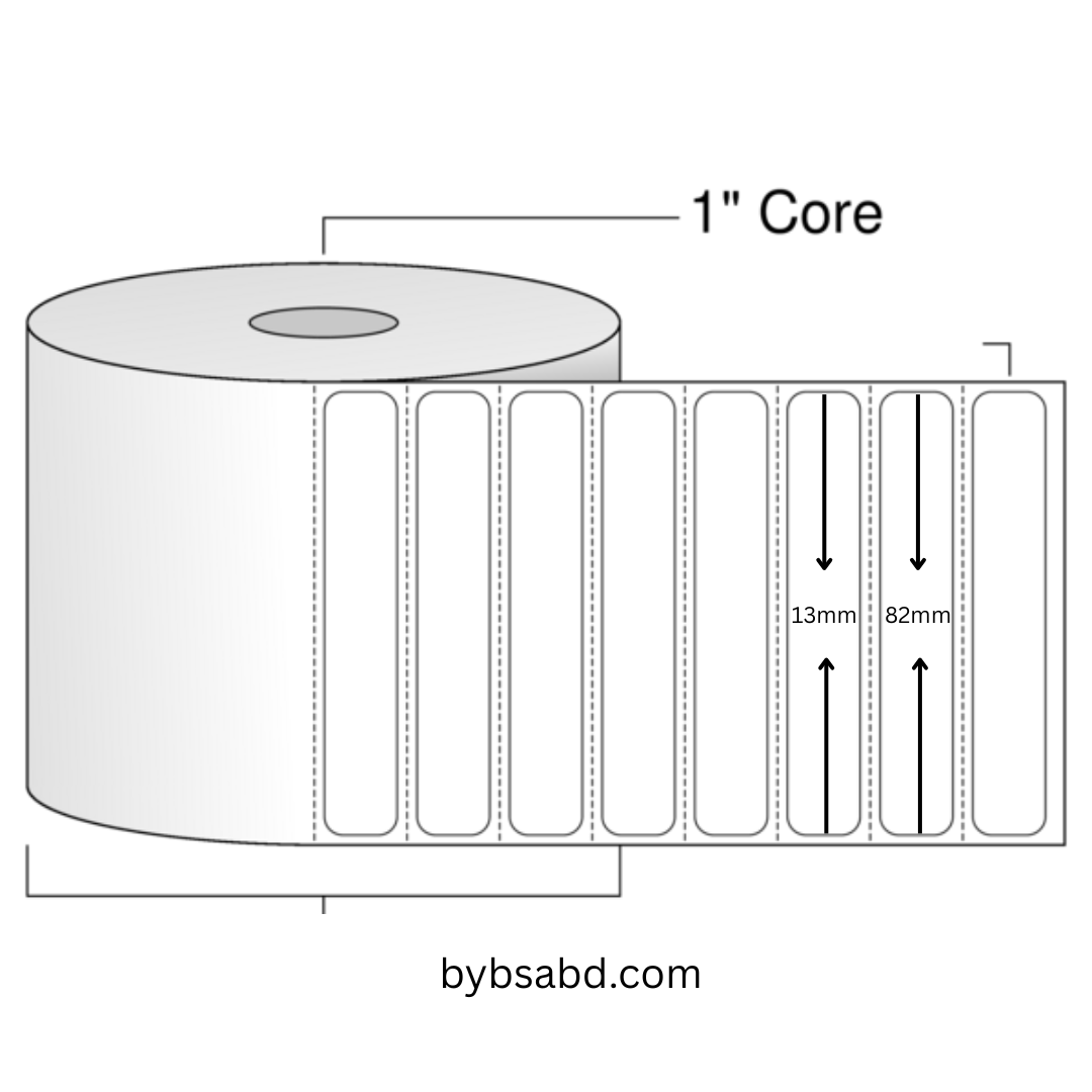 Red And Green Illustrated Bangladesh Victory Day Instagram Post Jewellery label sticker 82mm X 13mm DT (2500pcs) - Image 1
