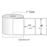 38mm x 75mm Transfer Thermal (TT) Barcode Label Sticker