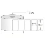 40mm x 20mm Transfer Thermal (TT) Barcode Label Sticker