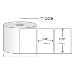 60mm x 40mm Transfer Thermal (TT) Barcode Label Sticker