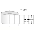 60mm x 20mm Transfer Thermal (TT) Barcode Label Sticker