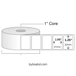 32mm x 27mm Direct Thermal Barcode Label Sticker
