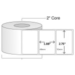 48mm x 70mm Direct Thermal Barcode Label Sticker