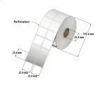 25mm x 25mm Direct Thermal Barcode Label Sticker - Image 3